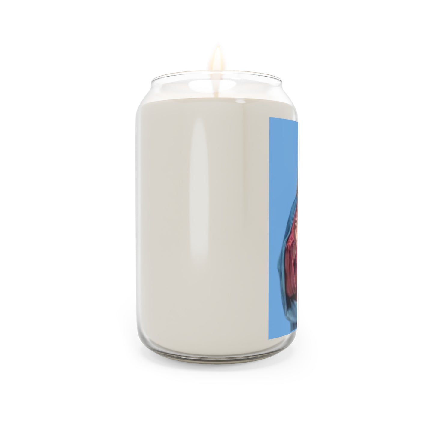 Scented Candle with Religious Art, Spiritual Home Décor, Gift for Faith, Prayer Candle, Christian Candle, Holiday Decoration