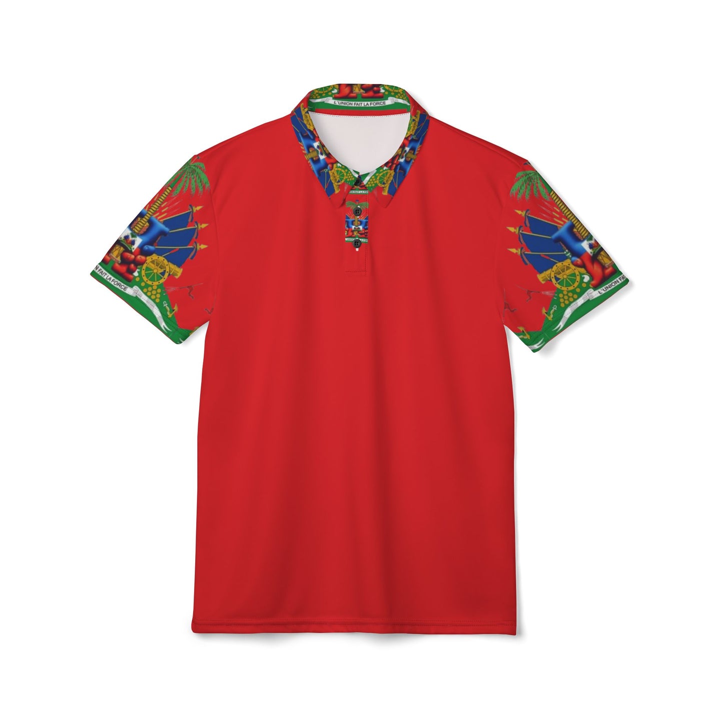 Vibrant Unisex Polo Shirt, Tropical Print Polo SH, Summer Casual Wear, Unique Hawaiian Style, Gift for Him/Her