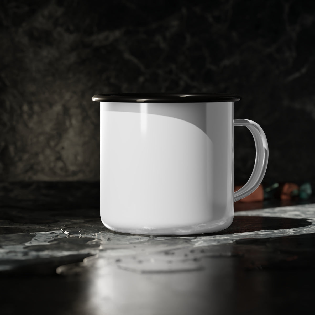 Retro Enamel Camp Cup - Adventure Mug, Outdoor Coffee Cup,