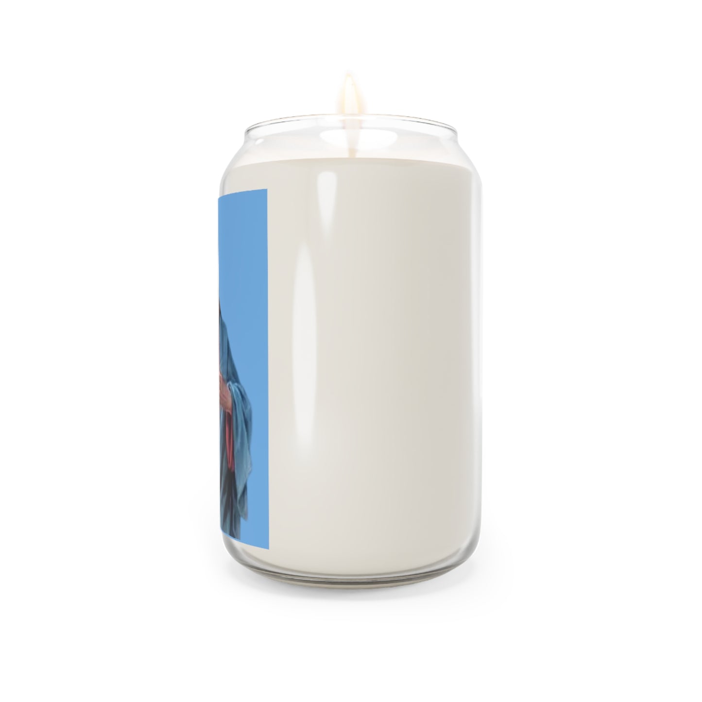 Scented Candle with Religious Art, Spiritual Home Décor, Gift for Faith, Prayer Candle, Christian Candle, Holiday Decoration