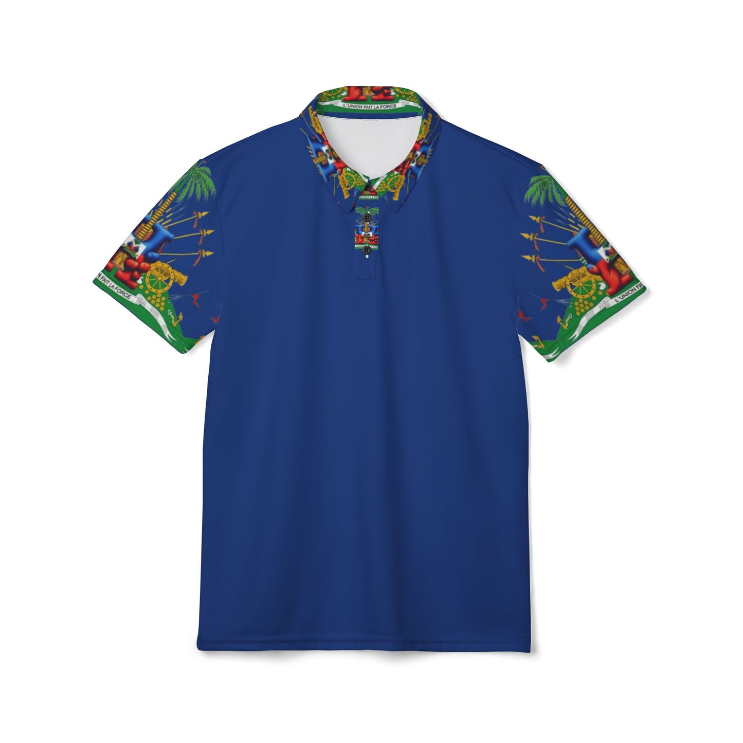 Vibrant Unisex Polo Shirt, Tropical Print Polo SH,Summer Casual Wear, Unique Hawaiian Style, Gift for Him/Her