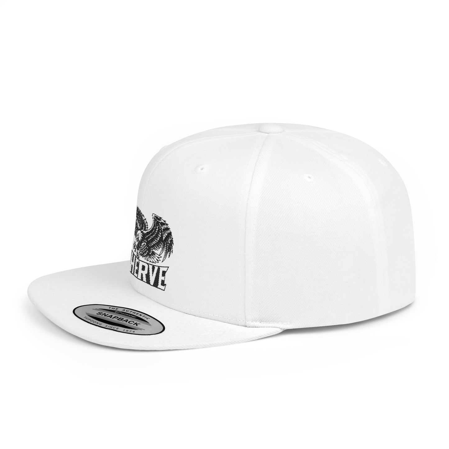 Stylish Flat Bill Snapback Hat with Eagle Design, Trendy Cap for Streetwear, Gift for Him/Boys, Perfect for Festivals and Casual Outings