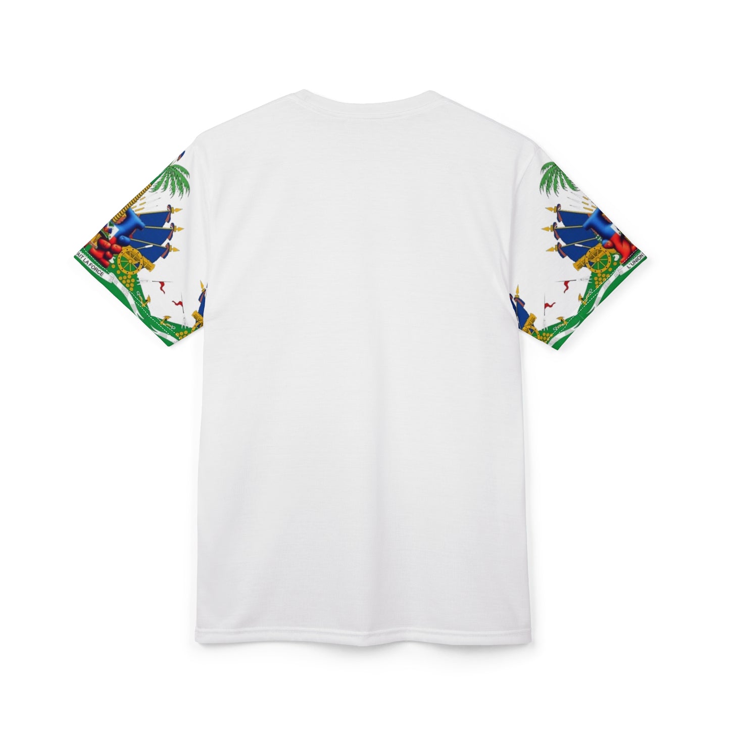 Haitian Heritage Unisex Cut & Sew Tee - L'Union Fait La Force Design.B