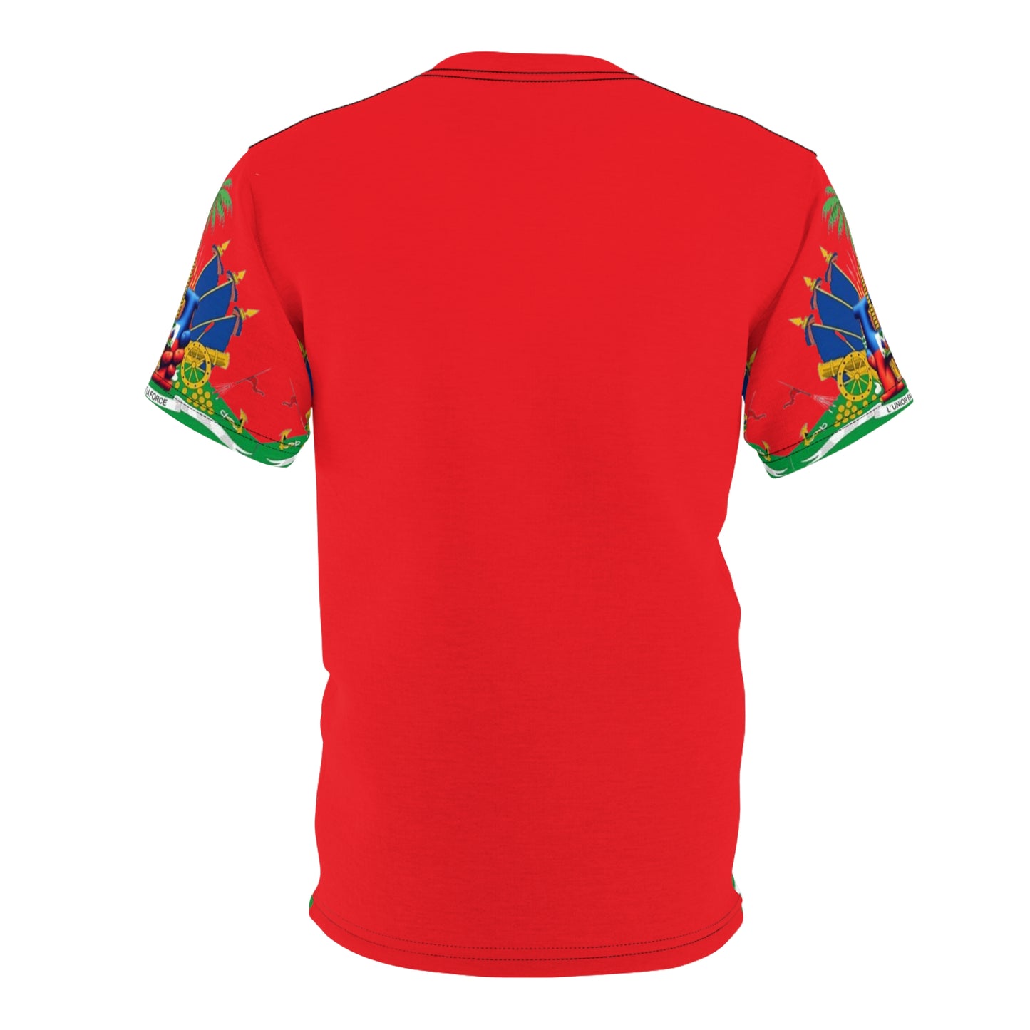 Haitian Heritage Unisex Cut & Sew Tee - L'Union Fait La Force Design.R
