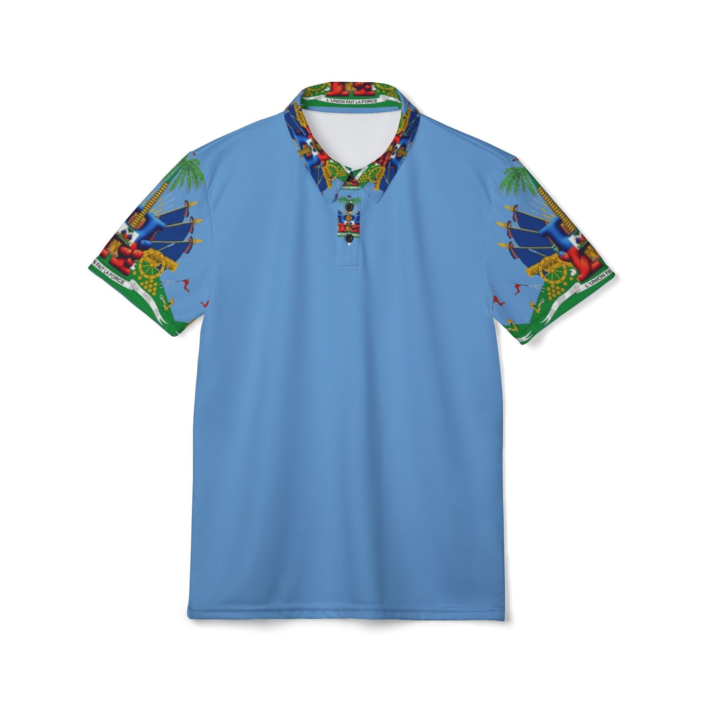 Vibrant Unisex Polo Shirt, Tropical Print Polo SH, Summer Casual Wear, Unique Hawaiian Style, Gift for Him/Her