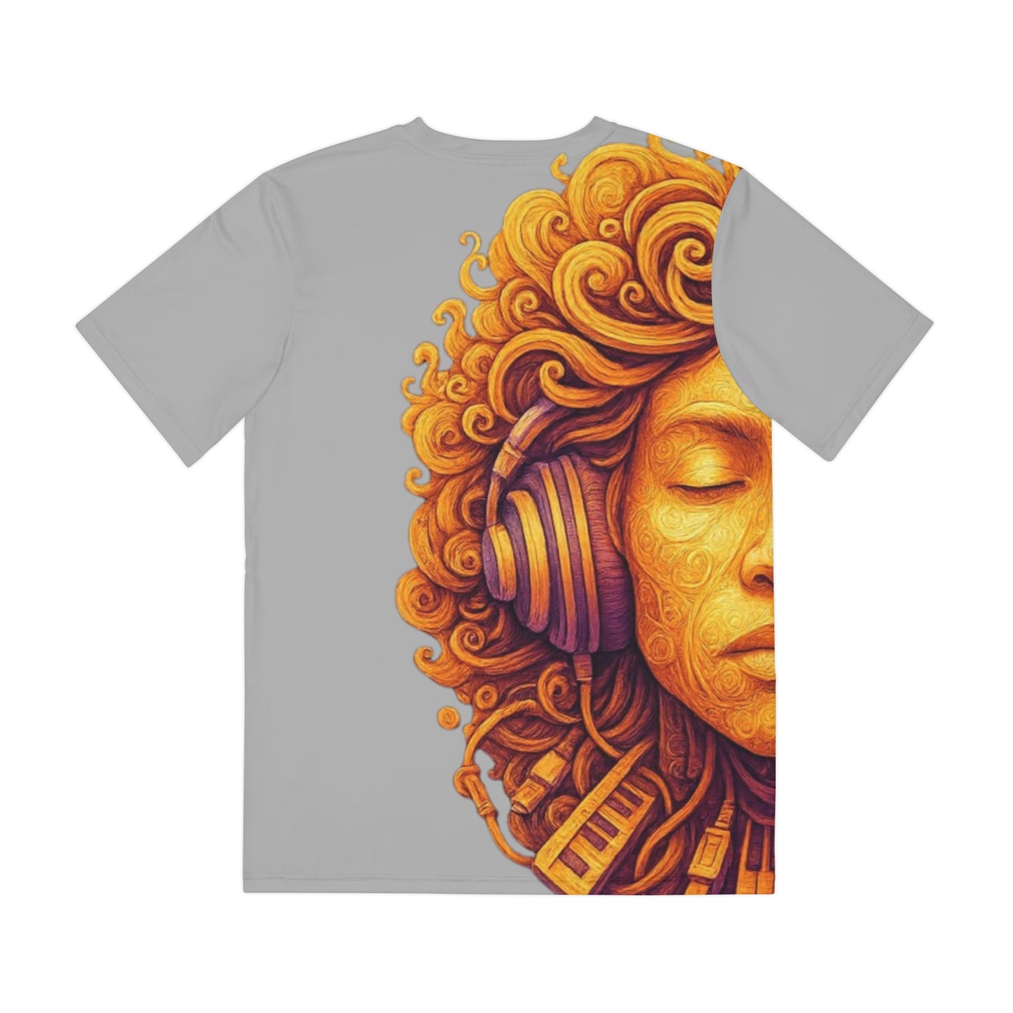 Stylish Graphic Tee for Men, Unique AOP Shirt, Casual Wear, Gift Idea for Birthdays, Festivals, Comfortable Polyester Tee