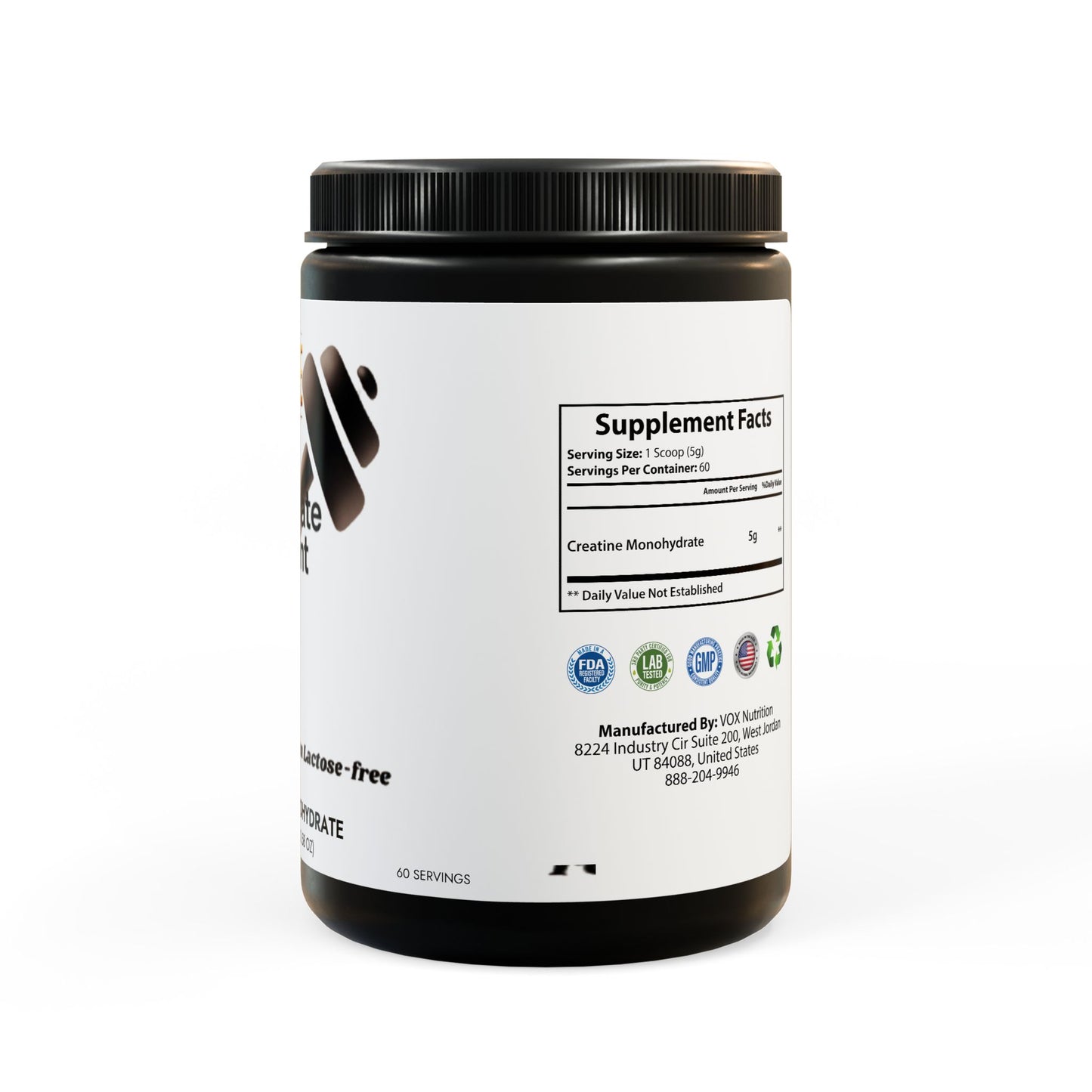 Creatine Monohydrate Supplement (300g, 10.58oz)