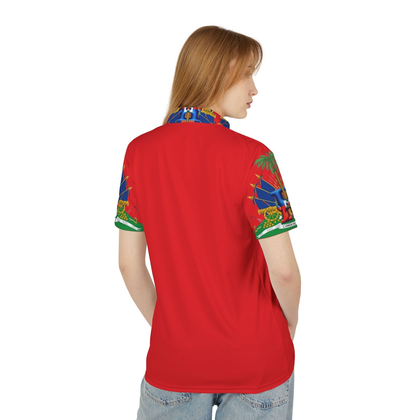 Vibrant Unisex Polo Shirt, Tropical Print Polo SH, Summer Casual Wear, Unique Hawaiian Style, Gift for Him/Her