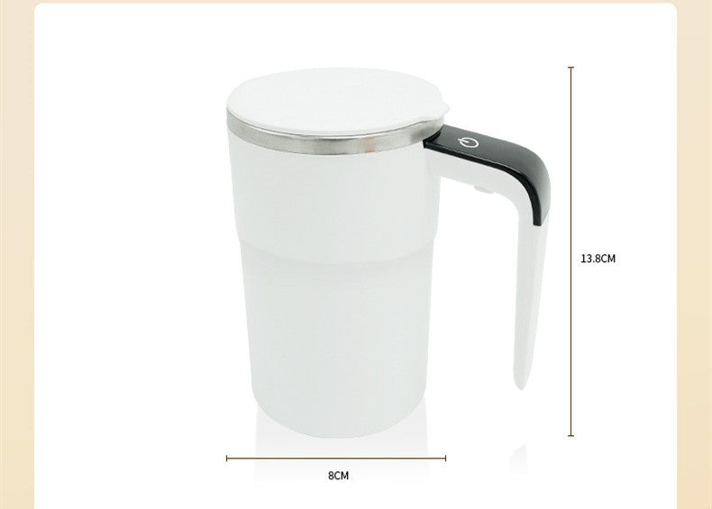 Electric Coffee Mug USB Rechargeable Automatic Magnetic Cup IP67 Waterproof