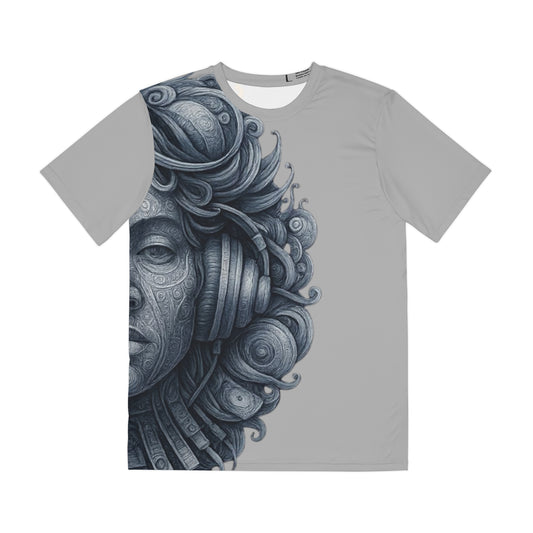 Stylish Graphic Tee for Men, Unique AOP Shirt, Casual Wear, Gift Idea for Birthdays, Festivals, Comfortable Polyester Tee