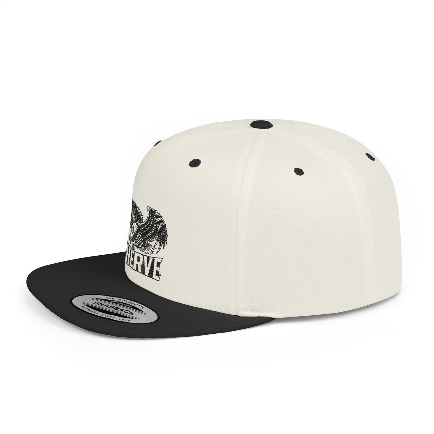 Stylish Flat Bill Snapback Hat with Eagle Design, Trendy Cap for Streetwear, Gift for Him/Boys, Perfect for Festivals and Casual Outings