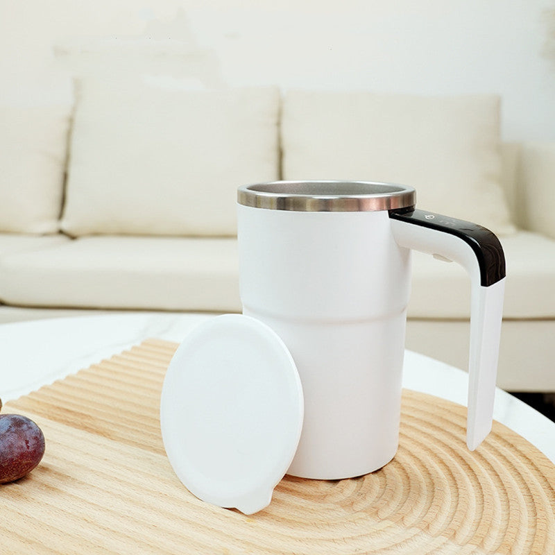 Electric Coffee Mug USB Rechargeable Automatic Magnetic Cup IP67 Waterproof