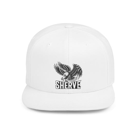 Stylish Flat Bill Snapback Hat with Eagle Design, Trendy Cap for Streetwear, Gift for Him/Boys, Perfect for Festivals and Casual Outings