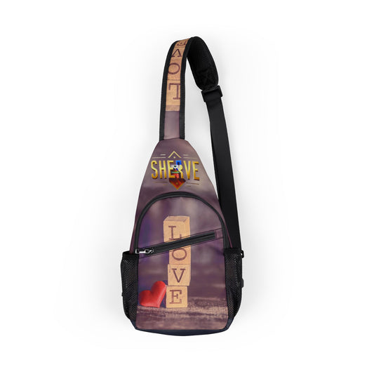 Stylish Love Chest Bag - Trendy Sling Backpack, Perfect for Festivals, Everyday Use, Travel, and Outdoor Activities