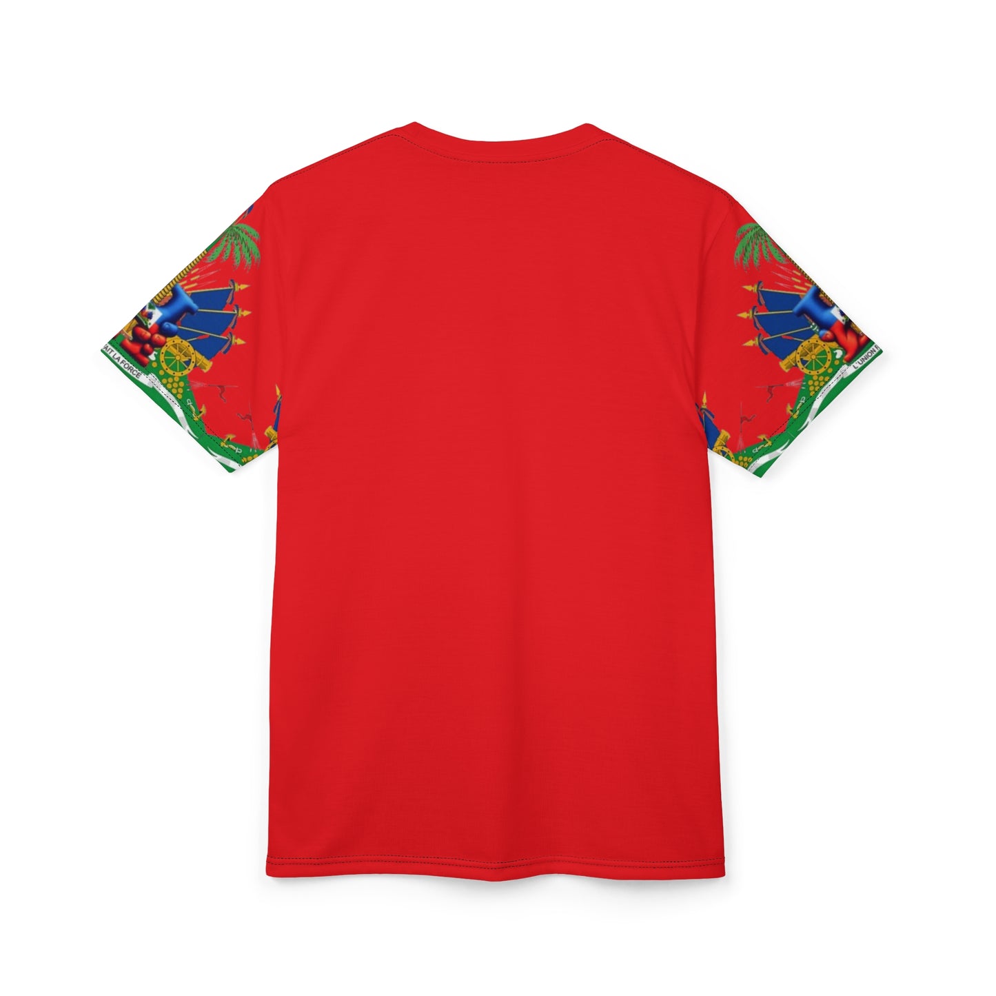 Haitian Heritage Unisex Cut & Sew Tee - L'Union Fait La Force Design.R