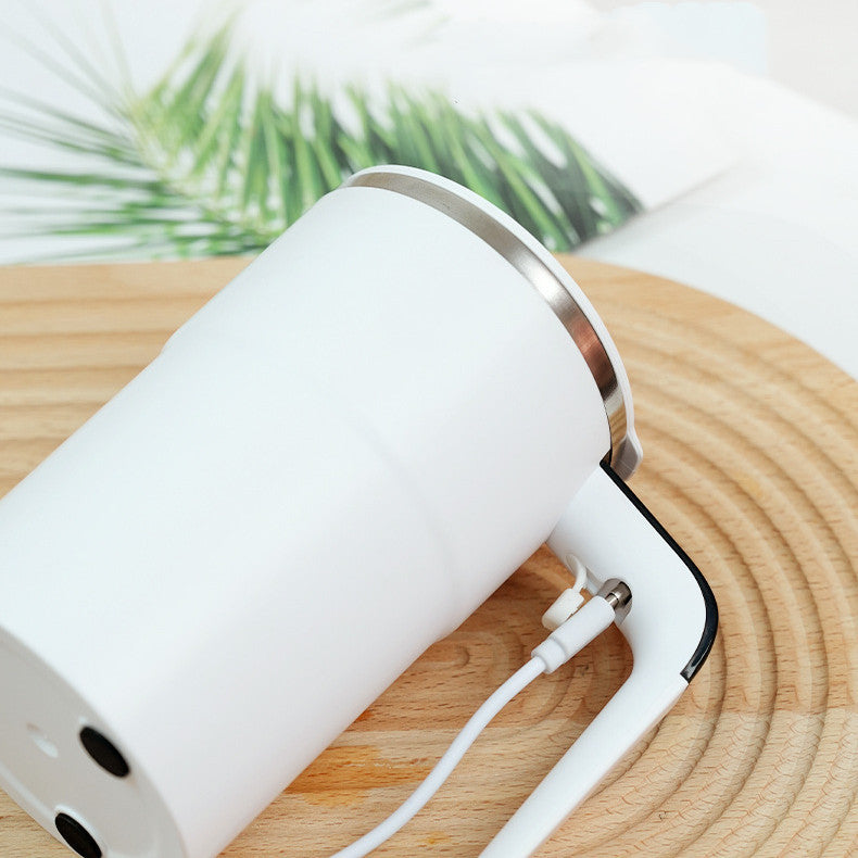 Electric Coffee Mug USB Rechargeable Automatic Magnetic Cup IP67 Waterproof