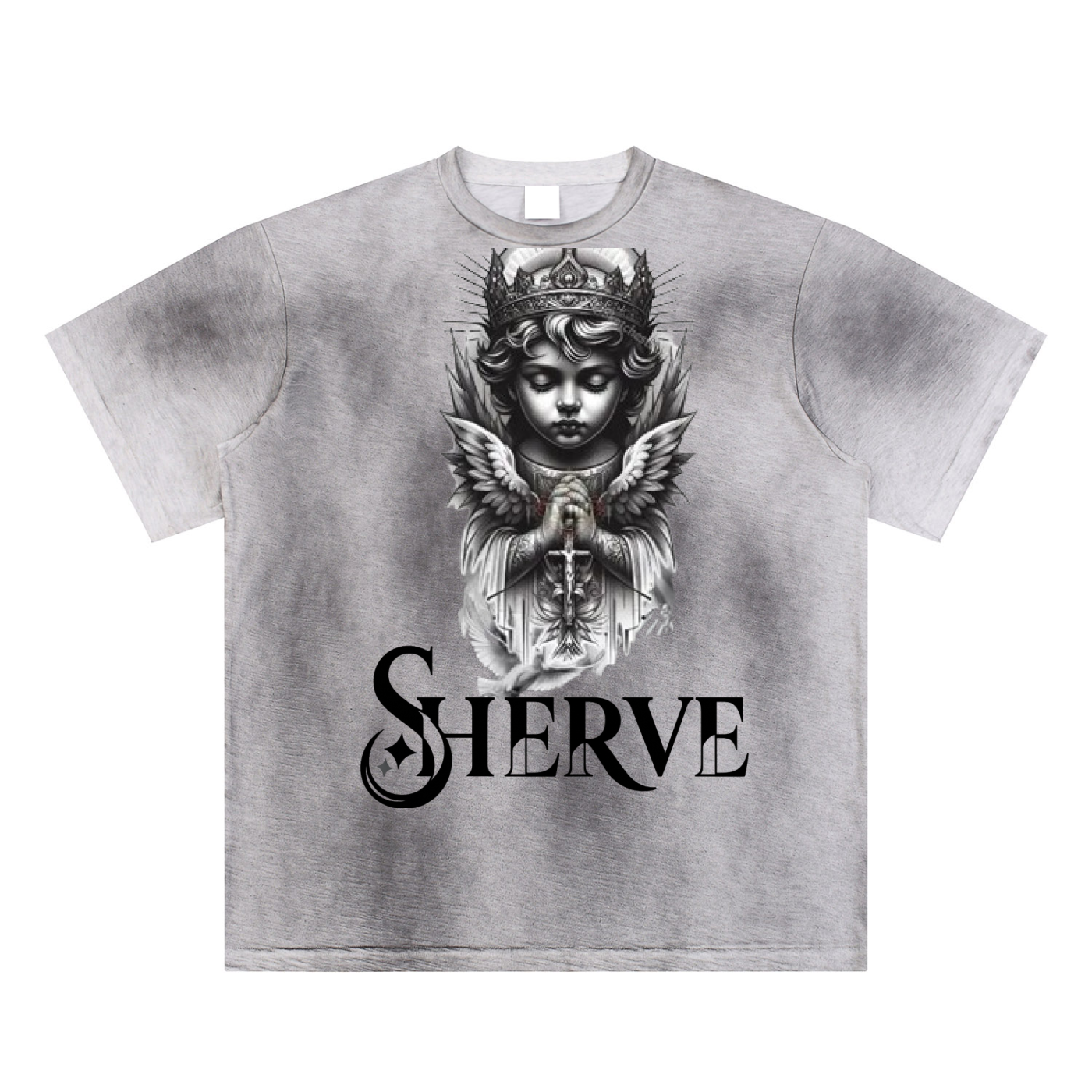 Sun Fade Hand-Painted T-Shirt