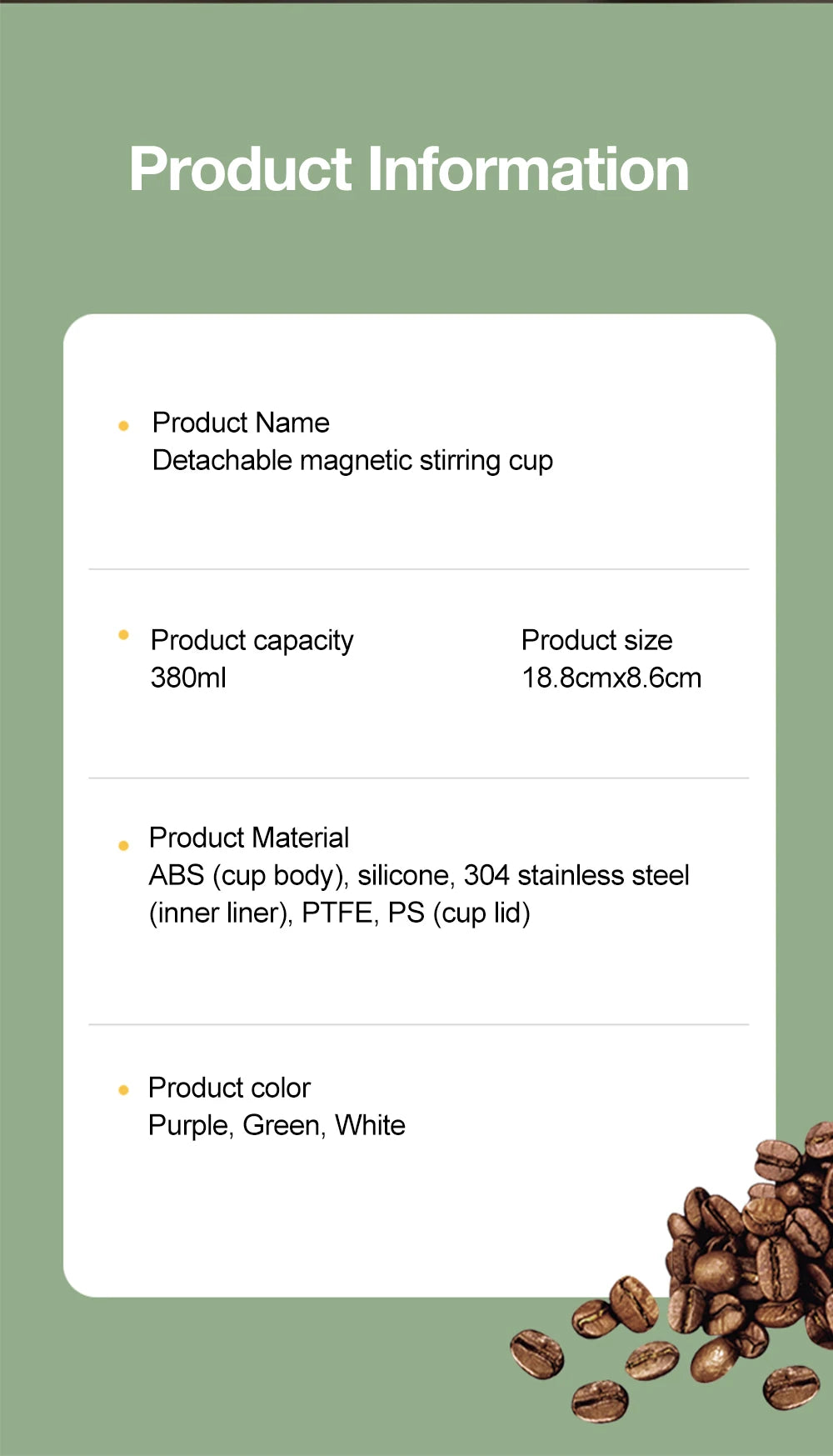 Automatic Stirring Cup Rechargeable Electric Stirring Mugs Magnetic Mixer Stainless Steel Coffee Mug Rotating Magnetic Tumbler