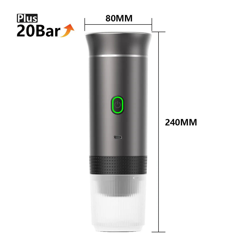 3-in-1 portable and camping espresso machine