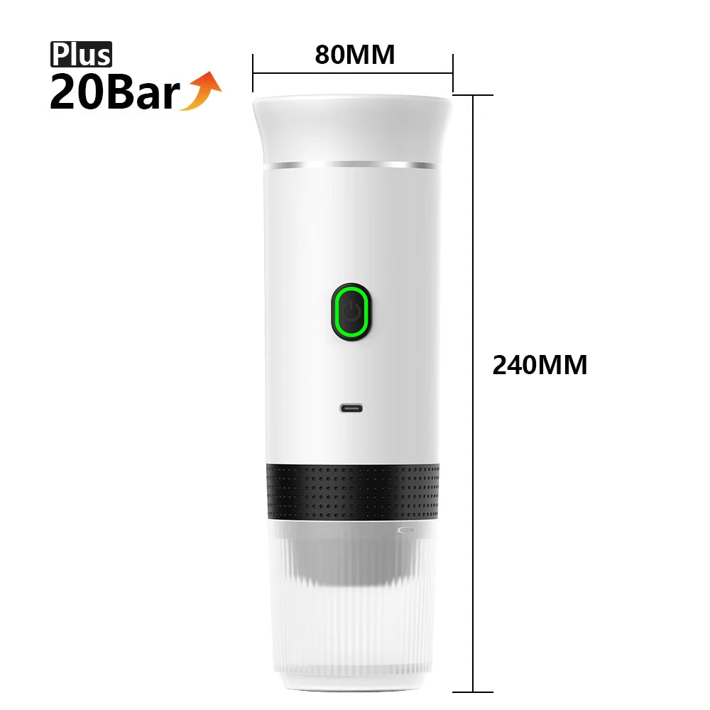 3-in-1 portable and camping espresso machine