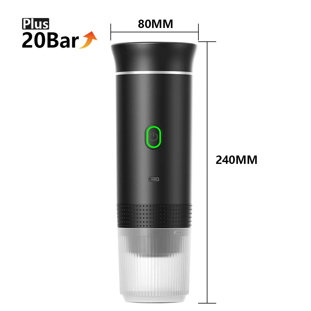 3-in-1 portable and camping espresso machine