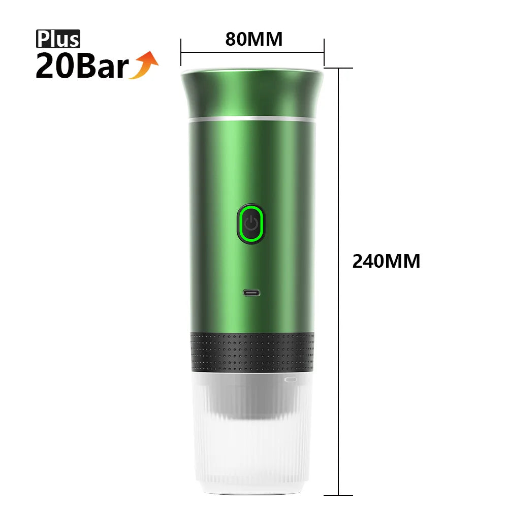 3-in-1 portable and camping espresso machine